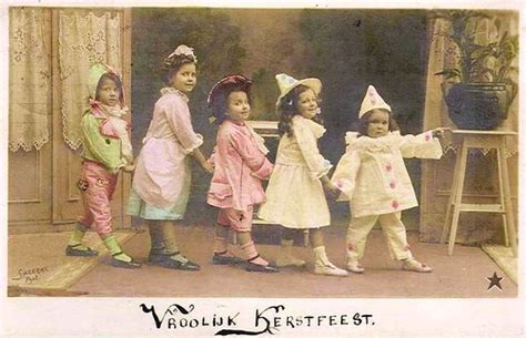 Vintage Postcard ~ Kids In Costumes More Of My Collection Flickr
