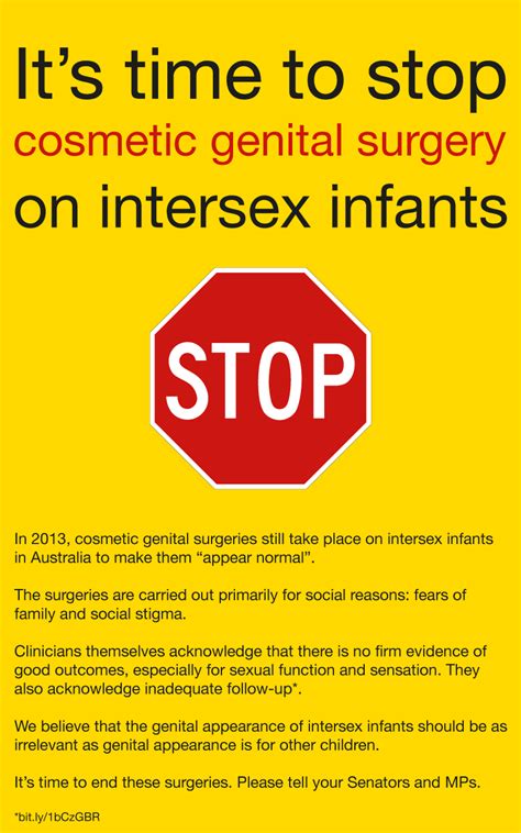 It’s Time To Stop Cosmetic Genital Surgery On Intersex Infants Intersex Human Rights Australia