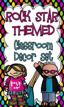 For me though, that doesn't make it less special. Rock Star Themed Editable Classroom Decor Set {Editable ...