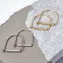 Triangle Hoop Earrings By Junk Jewels Notonthehighstreet Com