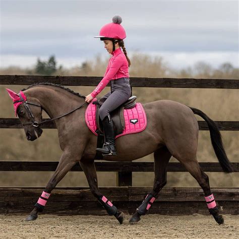 Lemieux Junior Loire Satin Jump Saddle Pad Watermelon