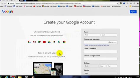 How To Open Gmail Account Very Easy Youtube