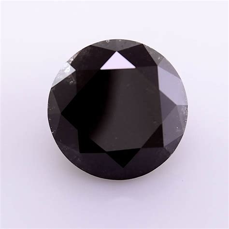 10.23 carat, Fancy Black Diamond, Round Shape, GIA, SKU 407561