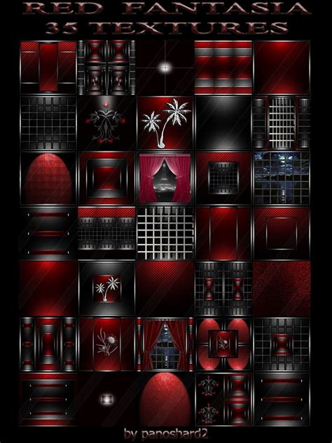 Red Fantasia 35 Textures For Imvu Rooms Panoshard2 Manufacture And Sale Textures For Imvu