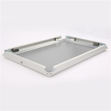 11×17 Lockable Snap Poster Frame 125 Inch Silver Mitered Profile