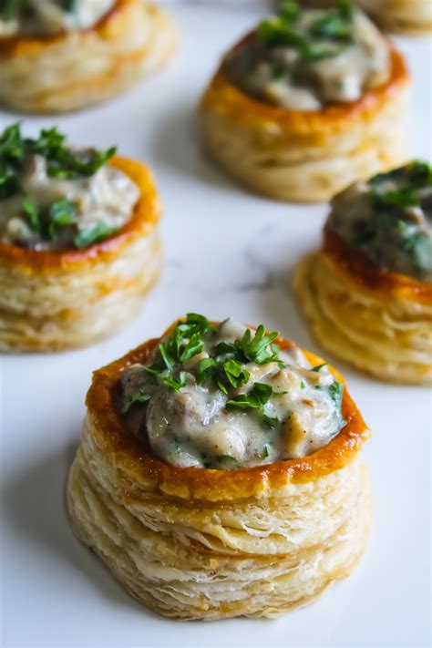 Mushroom Vol Au Vent The Twin Cooking Project By Sheenam And Muskaan