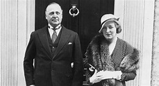 Edmund Maurice Burke Roche, Baron Fermoy (1885 - 1955) and his wife ...