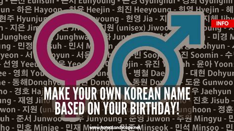 What Is My Korean Name Learn To Make Your Own Korean Name Easily