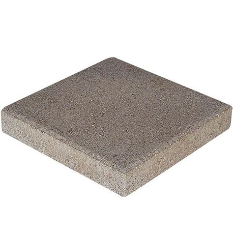 12 In X 12 In Square Patio Stone Pewter Busy Beaver