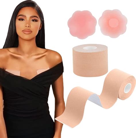 Hhoomy Boob Tapebob Tape For Large Breastsbooby Tape For Women Invisible Strapless Body Tape
