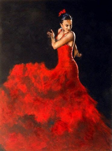 Flamenco Dancer Dancer Painting Flamenco Dancers Spanish Dancer