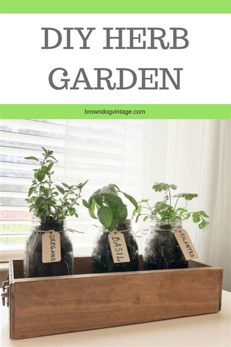 Diy Indoor Herb Garden How To Make Your Own Indoor Herb Garden