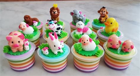 Yochanas Cake Delight Animals Jelly Cupcake