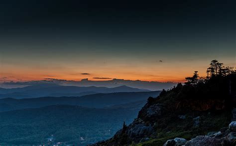 Sunset Atop Grandfather Mountain Photograph By Chris Morrow Pixels