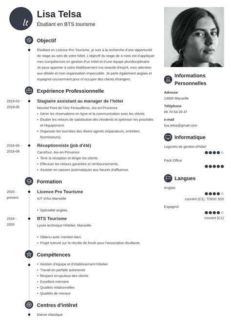 Exemple Cv Simple