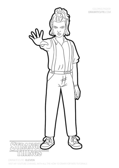 Eleven #strangerthings #fanart #coloringpages | Eleven stranger things