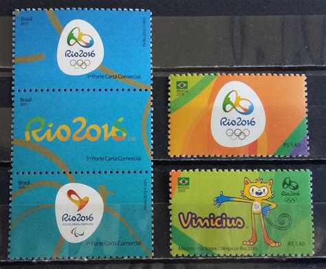 Encontre mascote olimpiadas 2016 em segunda mão a partir de r$ 5. Selo Olimpíadas Rio 2016 Mascote e Logomarca 2015