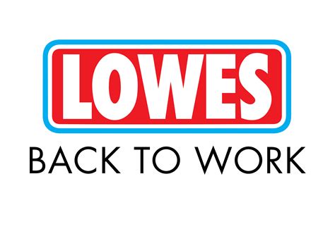 Lowe's has been a publicly held company since october 10, 1961. Lowes_Backtowork_Logo hi res