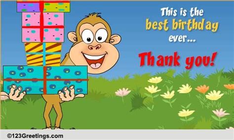 A Birthday Thank You Free Birthday Thank You Ecards Greeting Cards
