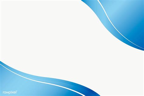 Ombre Blue Curved Border Design Element Free Image By