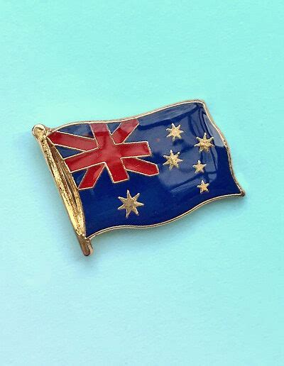 Australian Flag Enamel Pin Lapel Badge Souvenirs Direct