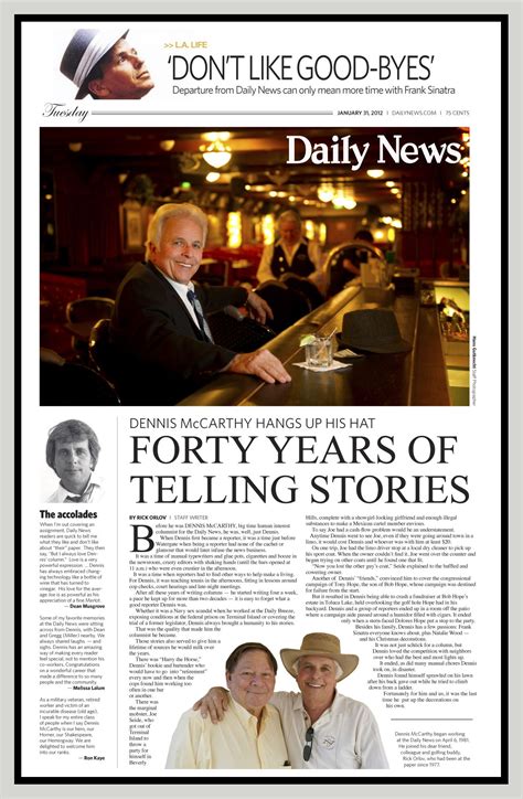 Retirement page for Denny Mac Framed, personalized keepsake Front