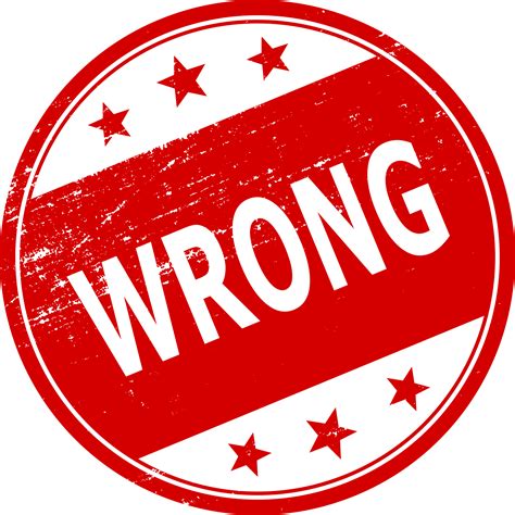 Right And Wrong Png
