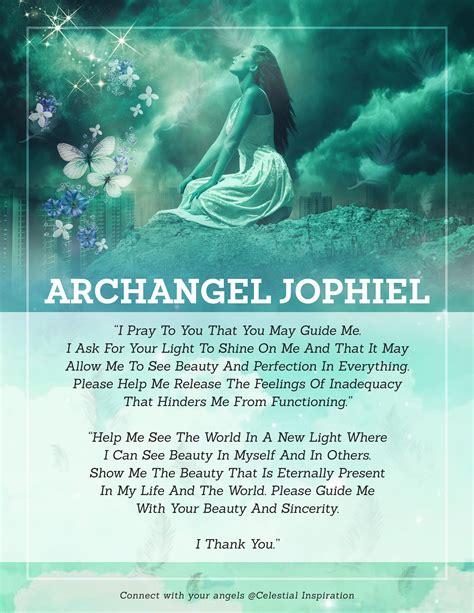 Pin By Celestial Inspiration On Angel Prayer Archangel Jophiel