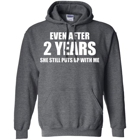 2 Year Anniversary Shirt Funny Relationship Ts For Him Shirt Design Online