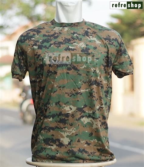 Kaos Army Lembut Nyaman Loreng Digital Marpat Tactical Klmr02dd Refreshop