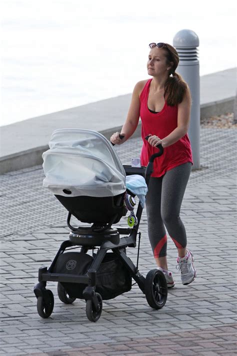 Ashley Hebert Takes A Stroll With Her Son Celebrity Baby Scoop