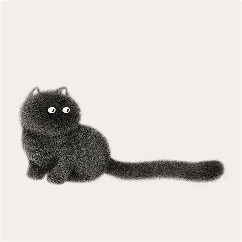 Intricate Pen Drawings Bring To Life The Fluffiest Kitties Youll Ever