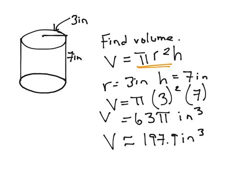 Use the calculator above to calculate height, radius or surface area of a cylinder. Surface Area and Volume of a Cylinder | Math, geometry ...