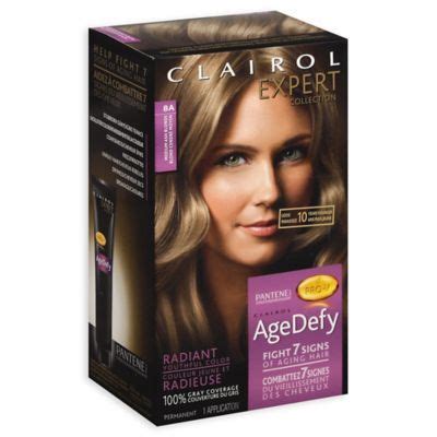 Clairol Expert Collection Age Defy Hair Color In 8A Medium Ash Blonde