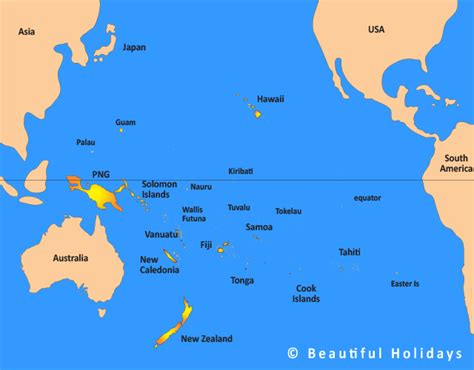 Political Map Of South Pacific Islands Images And Photos Finder