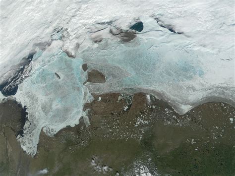 Nasa Visible Earth Coast Of East Siberian Sea And Laptev Sea