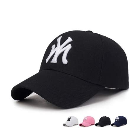 Topi Korean Mlb Baseball Cap Yankees Team Unisex New York Caps Hat Hip