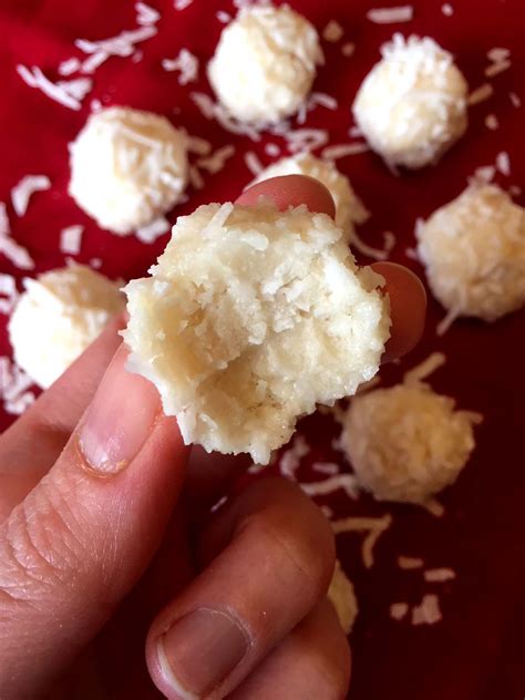 Coconut Balls Healthy No Bake Coconut Truffles Recipe Melanie Cooks