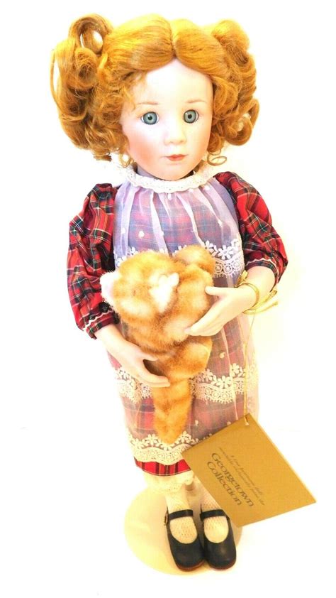 Georgetown Collection “ Megan And Marmalade Porcelain Doll Brigitte Deval 16tall Ebay