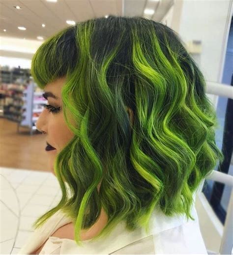 25 Green Hair Color Ideas To Rock In 2023 The Right Hairstyles Neon