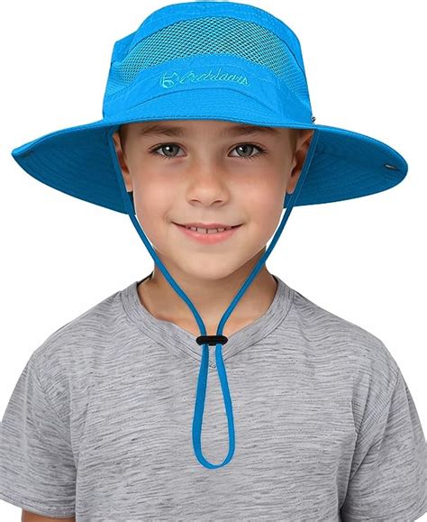 Kids Sun Hat Outdoor Upf 50 Boys Sun Hats Wide Brim Kids