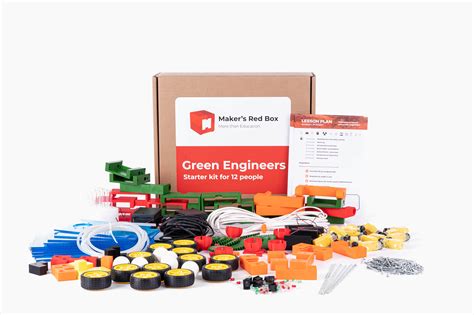 Green Engineers Makers Red Box