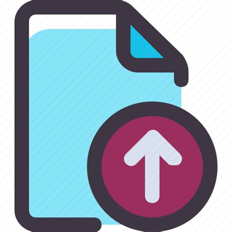 Document File Paper Upload Icon Download On Iconfinder