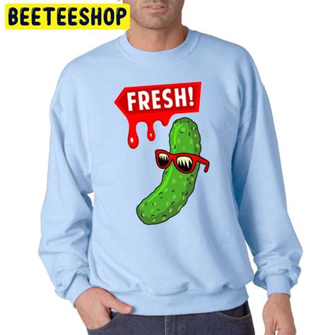 Fresh Sunglasses Cool Cucumber Trending Unisex Sweatshirt Beeteeshop