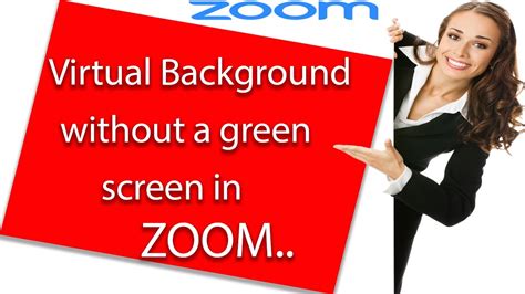 How To Set A Virtual Background Without Green Screen In Zoom Set Any