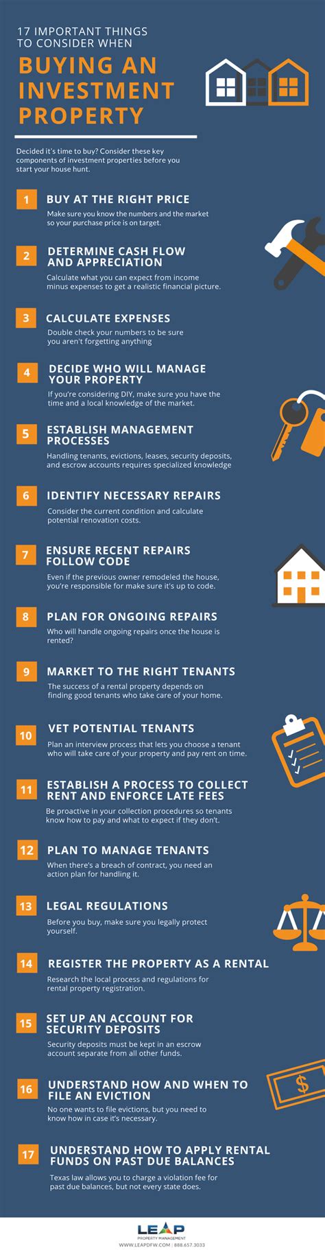 17 Things To Consider When Buying Investment Property Checklist