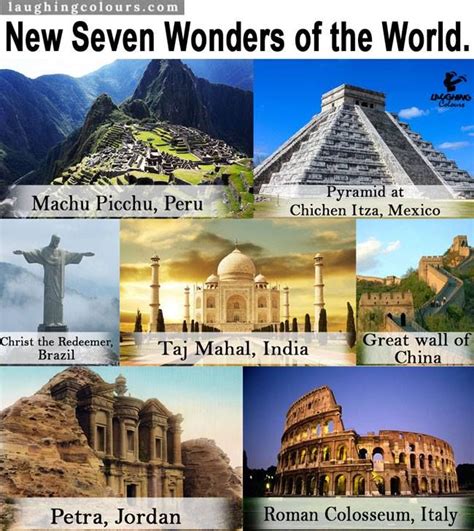 The amazing works of art and architecture known as the seven wonders of the ancient world serve as a testament to the ingenuity, imagination and sheer hard work of which human beings are capable. Heroes, Heroines, and History: The Latest Wonder of the World