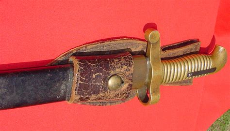 U S Civil War Sword Saber Bayonet Scabbard And Frog Ebay