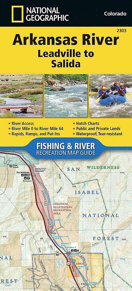 Fishing And River Map Guides 2303 Colorado Arkansas River