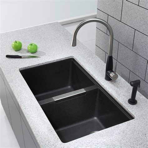 Double Sink Kitchen Stainless Steel Kitchen Sink Vessel Set With